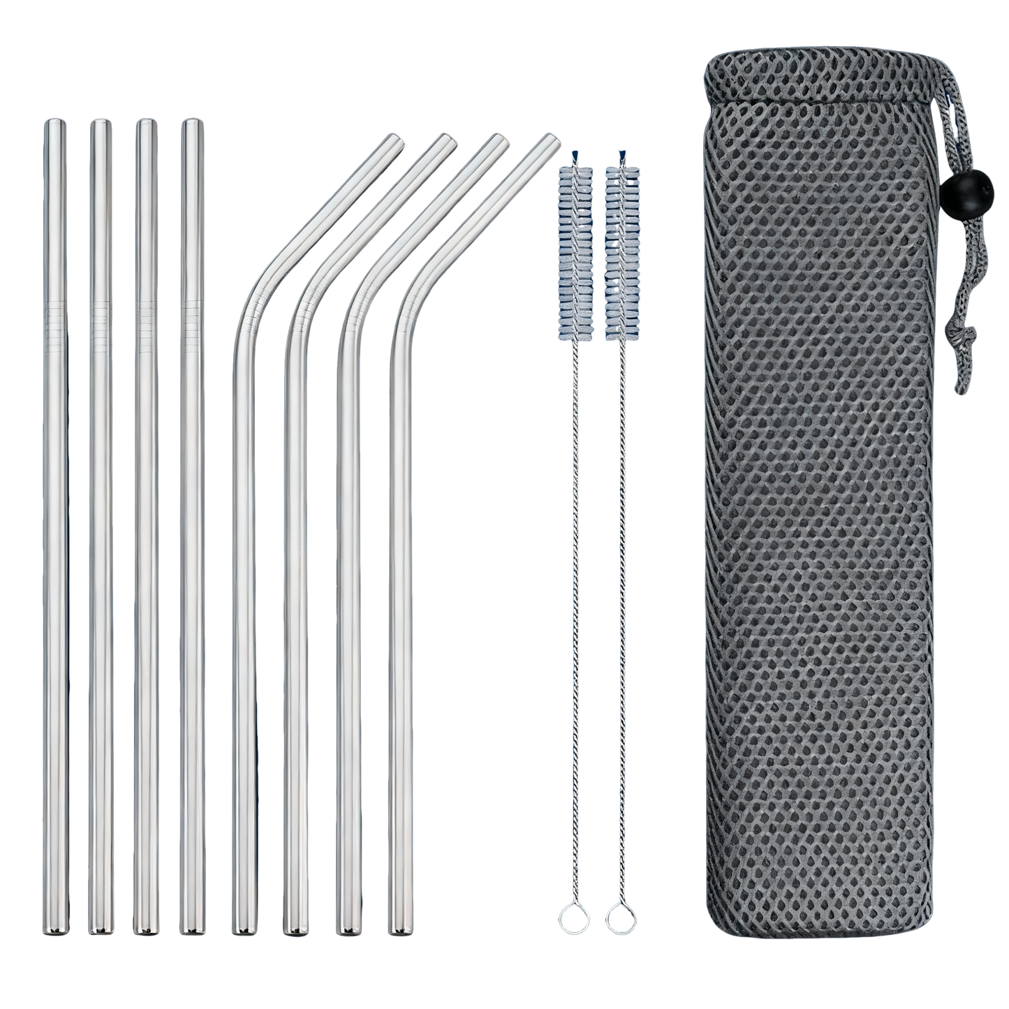 KinderSip™ Metal Straw Set