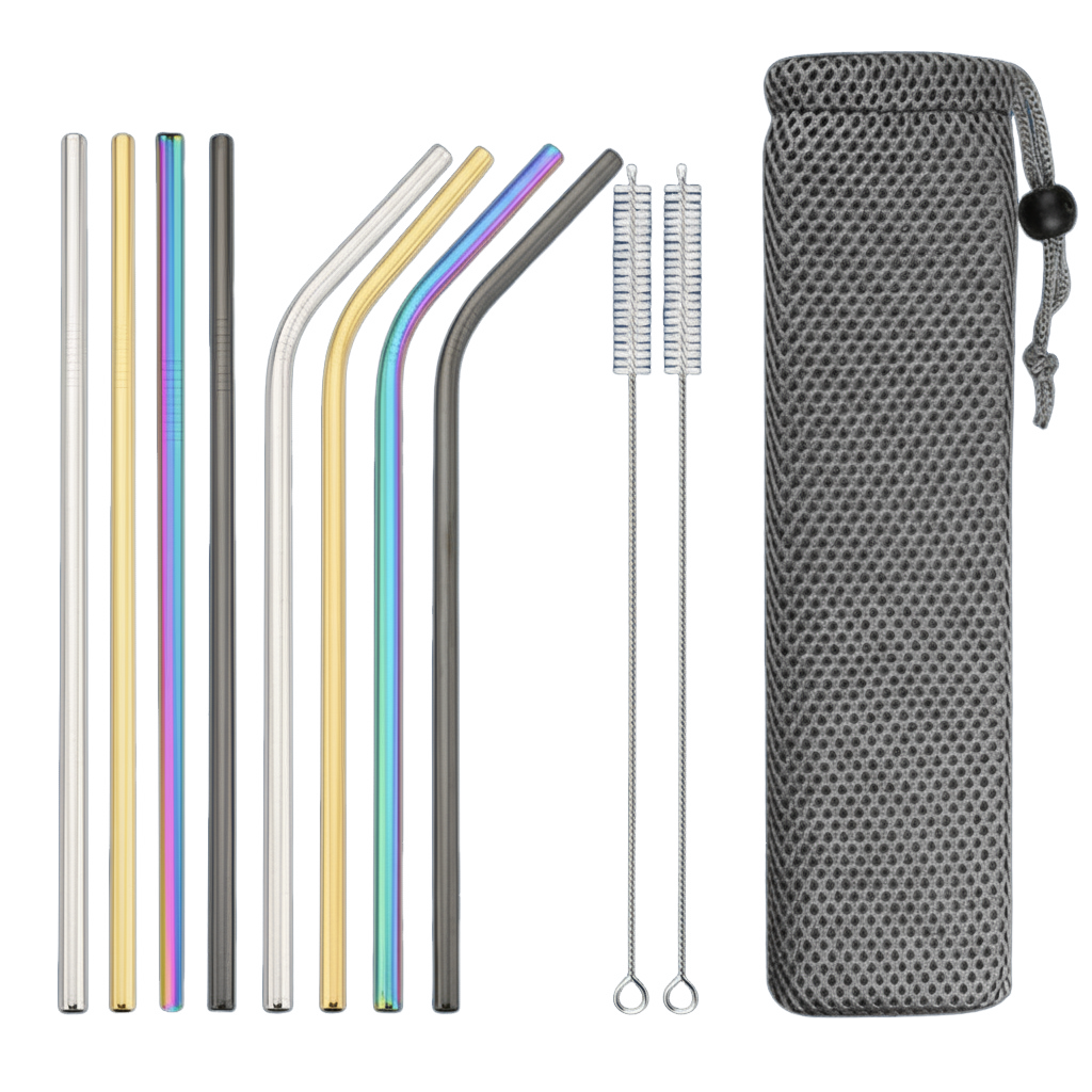 KinderSip™ Metal Straw Set