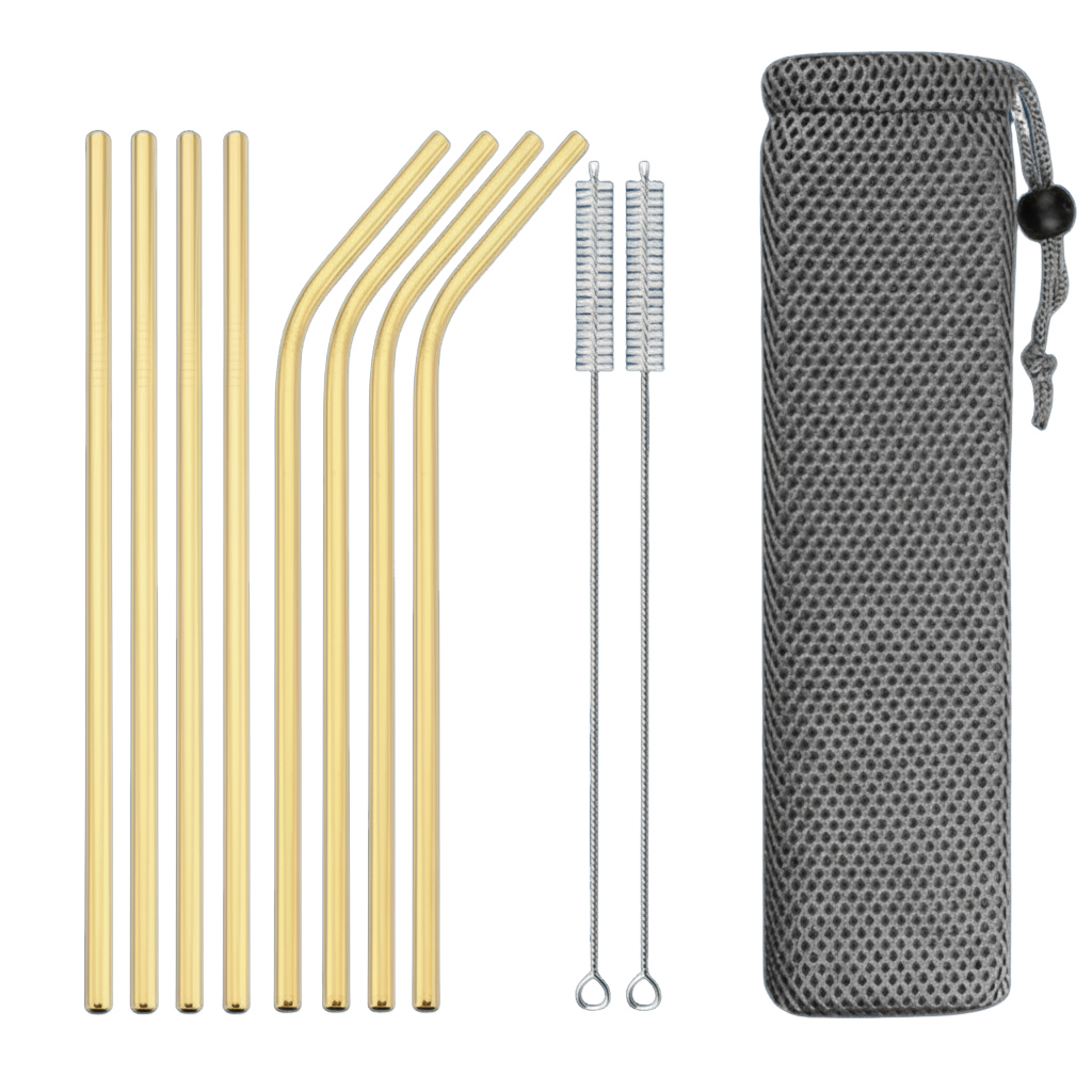 KinderSip™ Metal Straw Set