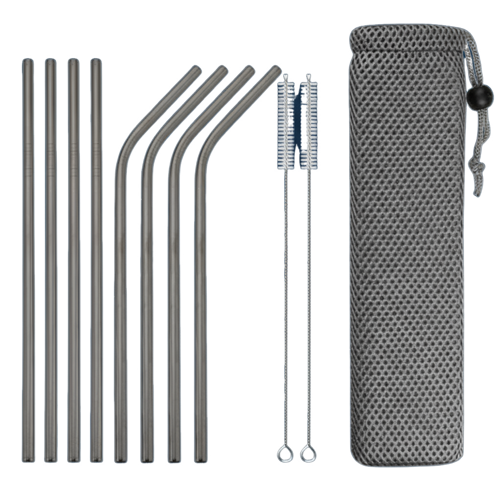 KinderSip™ Metal Straw Set