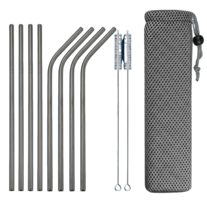 KinderSip™ Metal Straw Set
